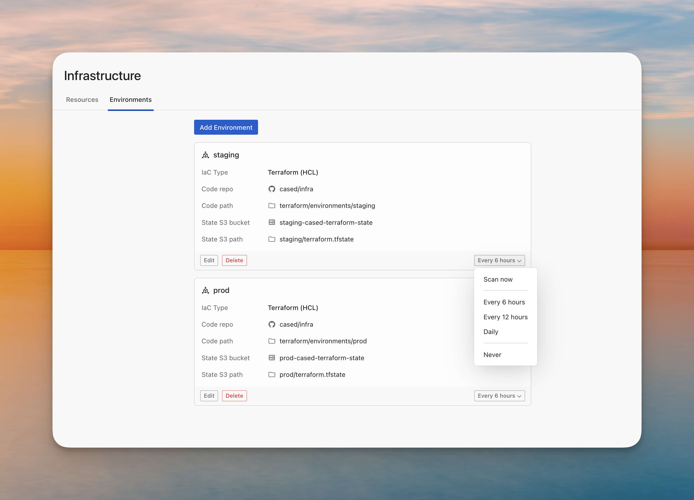 Scan Your Infrastructure on Your Schedule