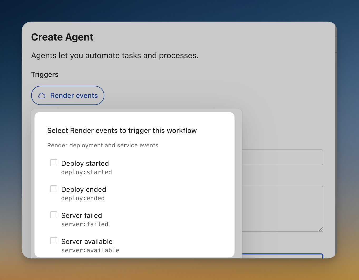 Render Webhook Triggers for Workflows